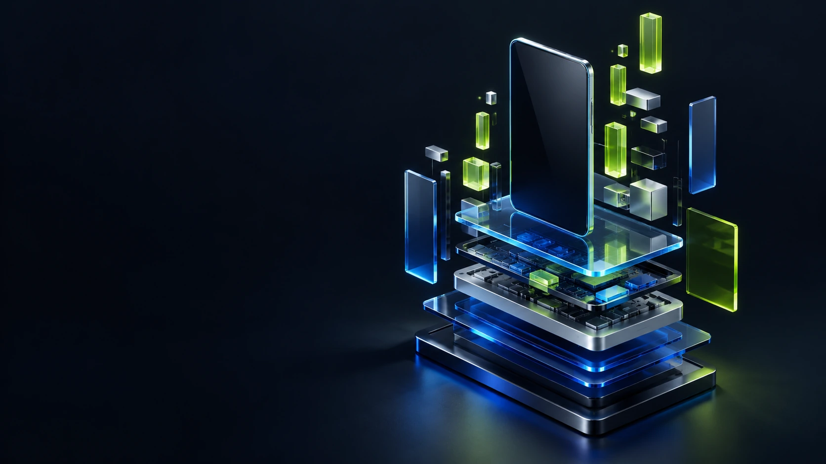 3D-иллюстрация: product-launch